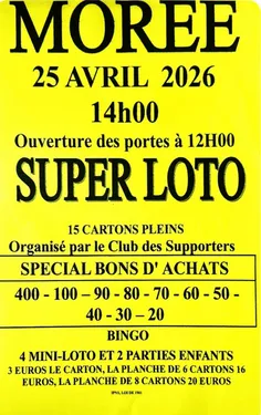 MORÉE (41) - Loto du club des supporters