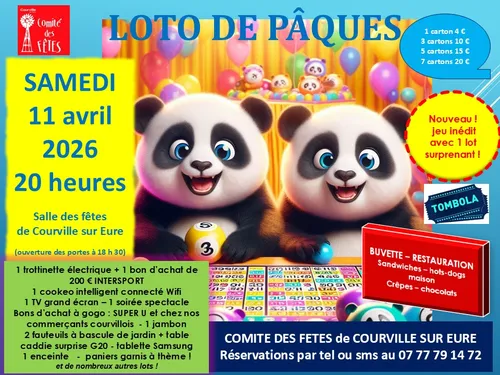 COURVILLE-SUR-EURE - Loto du comité des fêtes