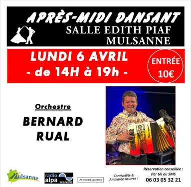 MULSANNE (72) - Thé dansant avec Bernard Rual