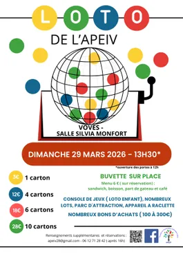 VOVES - Loto de l'APEIV