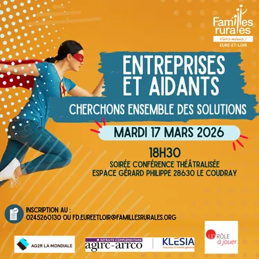 LE COUDRAY - Conférence : Soirée Aidants salariés et entreprises