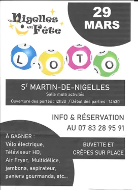 SAINT-MARTIN-DE-NIGELLES - Loto de Nigelles en fête