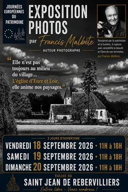 SAINT-JEAN-DE-REBERVILLIERS - Exposition : Églises d'Eure-et-Loir,...