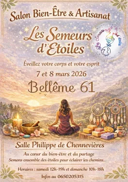 BELLÊME (61) - Salon bien être et artisanat les semeurs d'étoiles