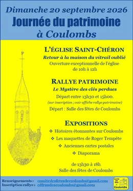 COULOMBS - Journées du patrimoine