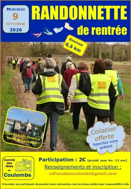 COULOMBS - Randonnette de rentrée