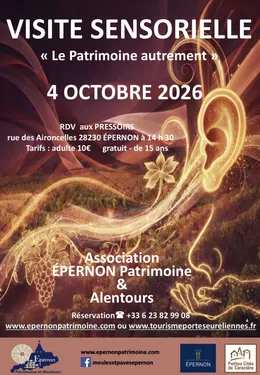 ÉPERNON - Visite sensorielle des pressoirs