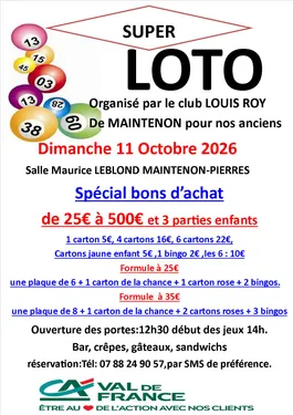 MAINTENON - Loto du Club Louis Roy