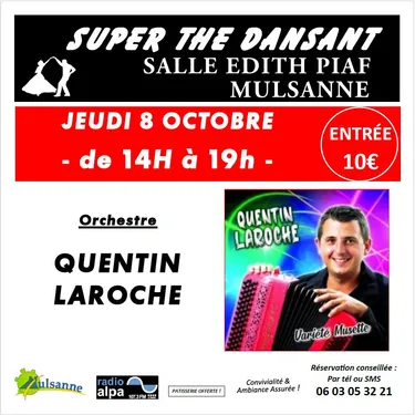 MULSANNE (72) - Thé dansant avec Quentin Laroche et ses musiciens