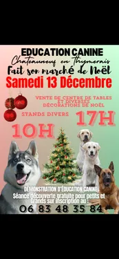 CHÂTEAUNEUF-EN-THYMERAIS - Marché de Noël de l’Éducation Canine