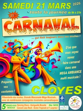 CLOYES-SUR-LE-LOIR - 25e Carnaval de Loups et Confettis