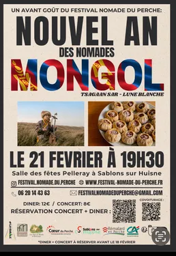 CONDÉ-SUR-HUISNE (61) - Nouvel an des nomades Mongol