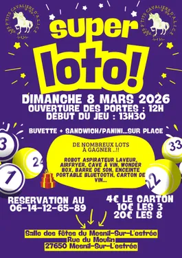 LE MESNIL-SUR-L'ESTRÉE (27) - Loto des P’tits Cavaliers d’Alice