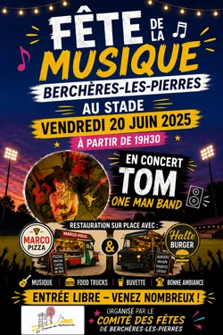 BERCHÈRES-LES-PIERRES - Fête de la musique du comité des fêtes