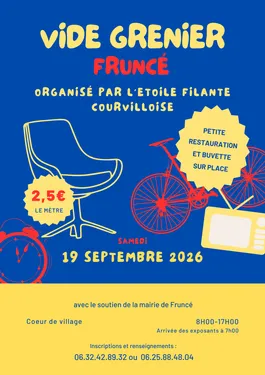 FRUNCÉ - Vide-greniers de l’Étoile Filante Courvilloise