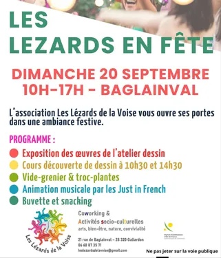 GALLARDON - Les Lézards en fête à Baglainval