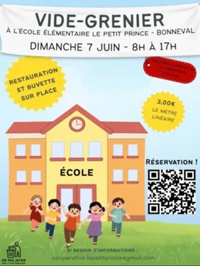 BONNEVAL - Vide-greniers à l'école Le Petit Prince