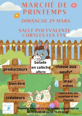 LES CORVÉES-LES-YYS - Marché de printemps