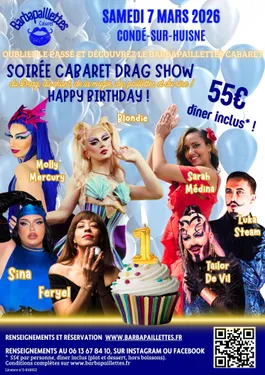 CONDÉ-SUR-HUISNE (61) - Soirée cabaret Drag Show
