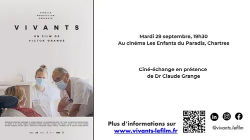 CHARTRES - Ciné-échange documentaire « Vivants »