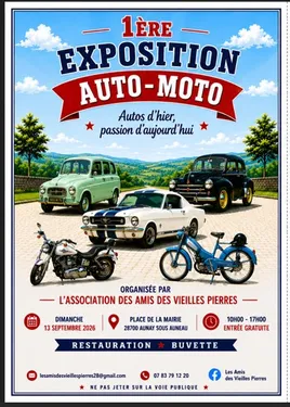 AUNAY-SOUS-AUNEAU - Première exposition auto-moto