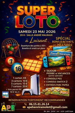 LUISANT - Loto de l'APE Henri Ramolet