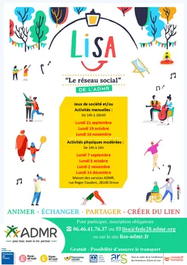DREUX - LISA : Activités physiques modérées