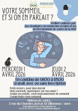 VILLEMEUX-SUR-EURE - Votre sommeil et si on en parlait ?