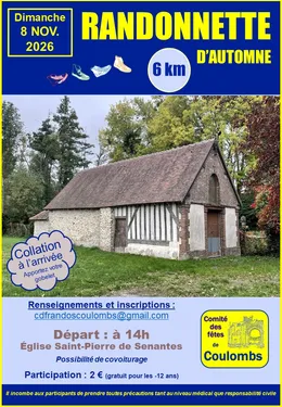 SENANTES - Randonnette d'automne du comité des fêtes de Coulombs