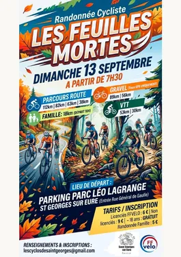 SAINT-GEORGES-SUR-EURE - Randonnée cycliste Les Feuilles Mortes