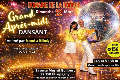 ÉTRÉPAGNY (27) - Grand après-midi dansant