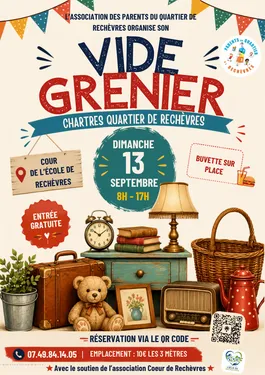 CHARTRES - Vide-greniers de l'association des Parents du Quartier...