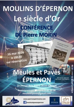 ÉPERNON - Conférence : Moulins d'Epernon, le siècle d'or