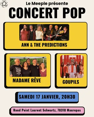 MAUREPAS (78) - Concert Pop au Meeple