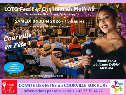 COURVILLE-SUR-EURE - Loto festif et chantant en plein air