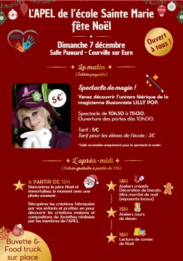 COURVILLE-SUR-EURE - Fête de Noël de l'école Sainte Marie