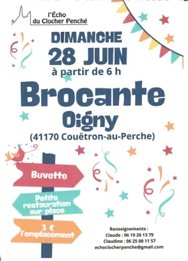 OIGNY (41) - Brocante, Vide greniers, Expo Artisans créateurs