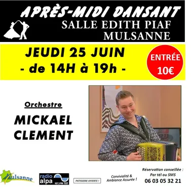 MULSANNE (72) - Thé dansant avec Mickael Clément