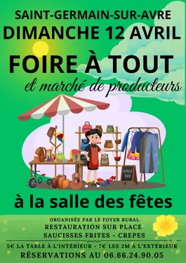 SAINT-GERMAIN-SUR-AVRE (27) - Foire à tout et marché de producteurs