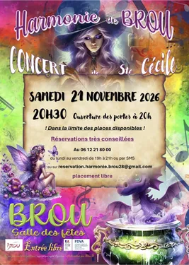 BROU - Concert de Sainte Cécile de l'harmonie de Brou
