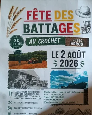 ARROU - Fête des battages et Vide-greniers