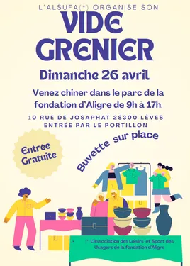 LÈVES - Vide-greniers à la Fondation d'Aligre