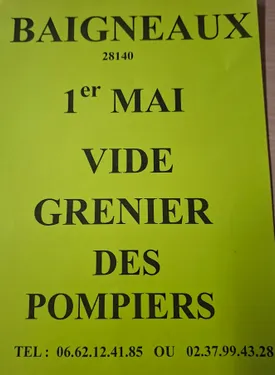 BAIGNEAUX - Vide-greniers de l'amicale des sapeurs-pompiers