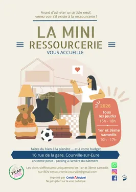 COURVILLE-SUR-EURE - Braderie d'hiver à la Mini Ressourcerie