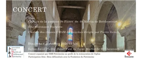 SAINT-MARTIN-DE-BRETHENCOURT (78) - Concert chorales et harpe
