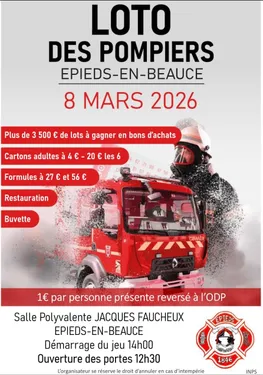 ÉPIEDS-EN-BEAUCE (45) - Loto des pompiers