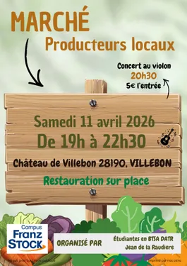 VILLEBON - Marché de producteurs et artisans locaux