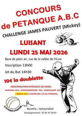 LUISANT - Concours de pétanque