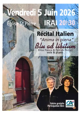 IRAI (61) - Récital italien « Anima in piena »