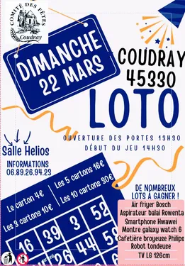 COUDRAY (45) - Loto du comité des fêtes